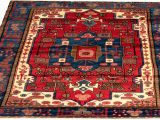 4 X 6 oriental area Rugs Persian Hamadan 4×6 Red Blue Wool area Rug – oriental Rug Mart Inc