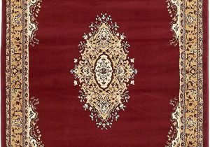 4 X 6 Rubber Backed area Rugs Country Traditional 4 Feet by 6 Feet 4 X 6 Mashad Design