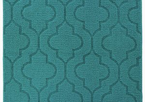 4 X 6 Rubber Backed area Rugs Selig Double Quatrefoil Tufted "4 X 6" Teal Indoor Outdoor area Rug
