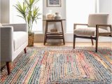 4 X 7 Foot area Rugs Braided Chindi 7 X 7 Square Rugs for Living Room Bohemian – Etsy …