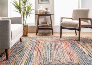 4 X 7 Foot area Rugs Braided Chindi 7 X 7 Square Rugs for Living Room Bohemian – Etsy …