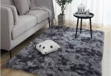 4 X 7 Foot area Rugs Latepis Plush Shag Dark Grey 4 Ft. X 7 Ft. solid Polyester area …