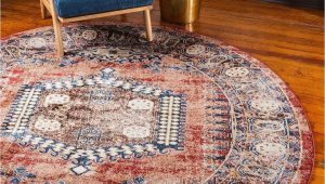 48 Inch Round area Rugs Terracotta 8 X 8 Arcadia Round Rug area Rugs