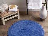 48 Inch Round Bath Rugs Dii Reversable Ultra soft Crochet Bath Mat 27 5" Round