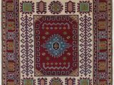 48 X 66 area Rug E Of A Kind Belen Hand Knotted Dark Red 4 8" X 6 6" Wool area Rug