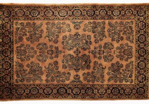 4×6 Non Skid area Rug E Of A Kind Fine Indo Hand Knotted Rust Black 4 X 6 Wool area Rug