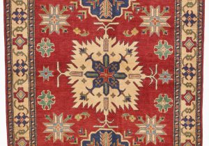 5 by 5 area Rugs E Of A Kind Alayna Hand Knotted 5 5" X 8 4" Wool Red Beige area Rug