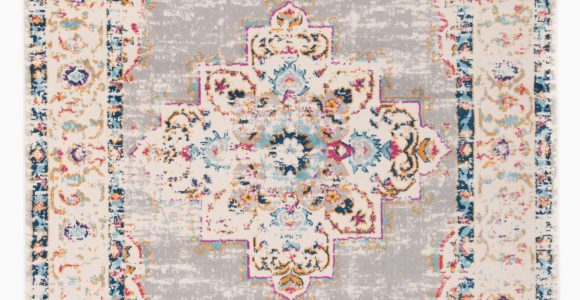 5 by 7 area Rugs at Walmart Bohemian Medallion Distressed Design area Rug 5 X 7 Gray