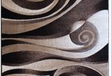 5 Ft X 7 Ft area Rug Modern area Rug 5 Ft 2 In X 7 Ft 3 In Sculpture 258 Chocolate