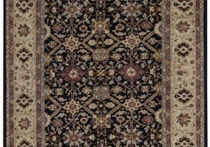 5 X 11 area Rug E Of A Kind Central Hand Knotted Black Cream 8 5" X 11 2" Wool area Rug