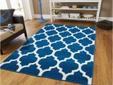5 X 7 Blue Rug Ctemporary area Rugs 5×7 area Rugs5 by 7 Rug for Living Room Blue