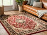 5 X 7 Red area Rug Well Woven Barclay Medallion Kashan Red 5 Ft. X 7 Ft. Traditional …