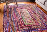 5 X 8 Bath Rug Multi 5 X 8 Braided Chindi Rug area Rugs