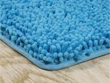 58 Inch Bath Rug Shag Memory Foam Bath Mat – 58-inch by 24-inch Runner with Non-slip Backing – Absorbent High-pile Chenille Bathroom Rug by Lavish Home (blue)
