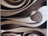 5ft by 7ft area Rug Modern area Rug 5 Ft 2 In X 7 Ft 3 In Sculpture 258 Chocolate