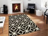 5×7 Black and White area Rugs Amazon.com: Contemporary Rugs for Living Room Modern Rugs 5×7 …