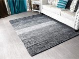 5×7 Black and White area Rugs Black & White area Rug for Living Room – Indoor Outdoor Reversible Cotton Rugs 5×7′