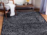 5×7 Black and White area Rugs Mark&day area Rugs, 5×7 Dieden Modern Black area Rug Black White Carpet for Living Room, Bedroom or Kitchen (5’3″ X 7’7″)