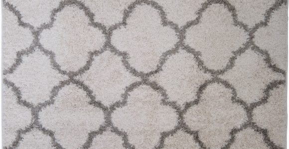 5×7 Gray and White area Rug Details About Nicole Miller Designer 5×7 Shag Rug White Gray Trellis Actual 5 2" X 7 2"