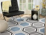 5×7 Gray and White area Rug Rio Summit 313 Grey Blue White area Rug Modern Geometric Many Sizes Available 5 X 7 2" 5 X 7 2"