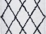 5×7 Gray and White area Rug Rizzy Home Connex Collection Polyester area Rug 5 X 7 6" White Gray Rust Blue Diamond