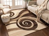 6 7 X 9 6 area Rug Amazon.com: Desert Swirl Brown & Beige Modern 6×9 7×9 ( 6’7″ X 9’3 …