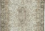 6 by 10 area Rugs Vintage Turkish Hand Knotted area Rug 6 9" X 10 1" 81 In X 121 In