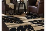 6 Ft X 8 Ft area Rug Home Trends area Rug 6 Ft. 6 In. X 8 Ft. 6 In. Black/tan Leaf