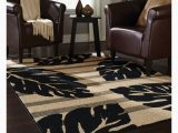 6 Ft X 8 Ft area Rug Home Trends area Rug 6 Ft. 6 In. X 8 Ft. 6 In. Black/tan Leaf