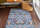 6 X 11 area Rug Guy Color Navy Size 8 6" X 11 6"