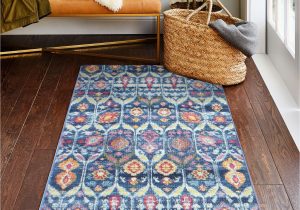 6 X 11 area Rug Guy Color Navy Size 8 6" X 11 6"