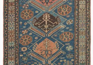 6ft X 10ft area Rug Caucasian soumac 3ft 6in X 10ft 3in Circa 1875 Instead Of
