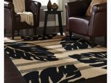6ft X 6ft area Rugs Home Trends area Rug 6 Ft. 6 In. X 8 Ft. 6 In. Black/tan Leaf …