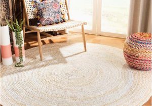 6ft X 6ft area Rugs Safavieh Braided Beige 6 Ft. X 6 Ft. Round Striped solid area Rug …