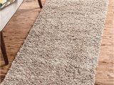 6ft X 6ft area Rugs Unique Loom solo solid Shag Collection area Modern Plush Rug Lush & soft, 2 Ft 2 In X 6 Ft 5 In, Taupe