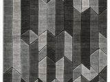 6×9 Black and White area Rug Chayse 6 6" X 9 6" Rug Brown