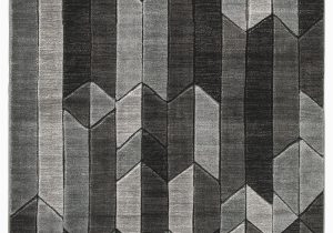 6×9 Black and White area Rug Chayse 6 6" X 9 6" Rug Brown