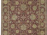 7 by 12 area Rug E Of A Kind Crown Hand Knotted Red Beige 12 X 15 7" Wool area Rug