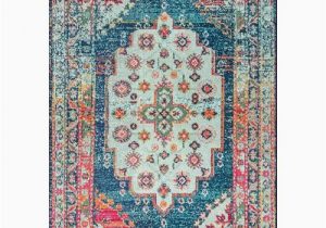 7 by 8 area Rugs Nuloom Blue Indoor Bohemian Eclectic area Rug Common 8 X