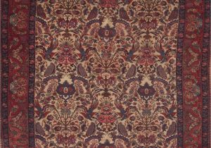 7 X 10 Ft area Rugs Ardebil Red Hand Knotted 7 3" X 10 6" area Rug 100