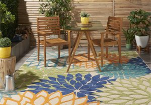7 X 10 Outdoor area Rug Nourison Aloha Indoor/outdoor Multicolor 7′ X 10′ area Rug, Easy Cleaning, Non Shedding, Bed Room, Living Room, Dining Room, Deck, Backyard, Patio …