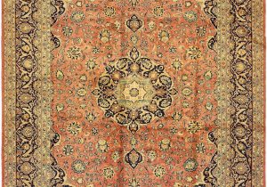 7 X 13 area Rug Salmon 9 7 X 13 Kashan Persian Rug Sponsored Salmon