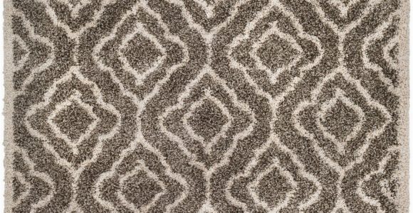 7 X 9 area Rugs Lowes Surya Seren I Shag Shag area Rug 6 Ft 7 In X 9 Ft 6 In Rectangular Taupe