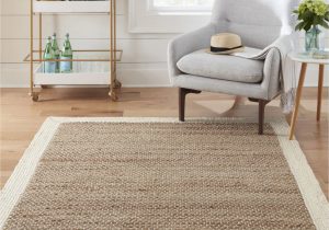 8 10 area Rugs Lowes Allen Roth Cooperstown 8 X 10 Natural Ivory Indoor Border Farmhouse Cottage Handcrafted area Rug