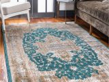 8 by 10 area Rugs Cheap Teal 8 X 10 Delilah Rug