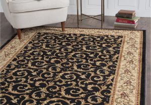 8 by 10 area Rugs for Sale 8 X 10 Ivory Gold and Black area Rug Elegance In