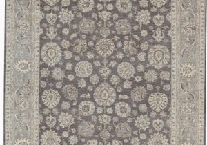 8 by 13 area Rugs E Of A Kind Hand Knotted Gray 9 8" X 13 3" Wool area Rug