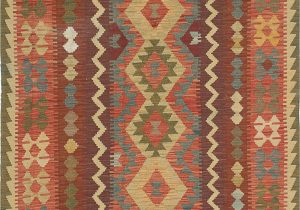 8 by 7 area Rugs E Of A Kind Alanna Handwoven Flatweave 4 7" X 8 Wool Dark Copper area Rug