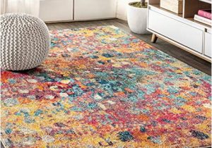 8 Ft X 10 Ft area Rugs Jonathan Y Contemporary Pop Modern Abstract Multi/yellow 8 Ft. X 10 Ft. area Rug, Bohemian, Easy Cleaning, for Bedroom, Kitchen, Living Room, Non …