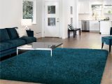 8 Ft X 10 Ft area Rugs Vista Living Claudia Shag area Rug 8ft. X 10ft., Teal